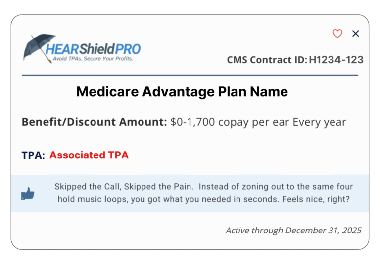 Medicare Advantage Plan with TPA Benefits. See TPA, amount, and frequency.