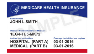 Sample Medicare Insurance Card