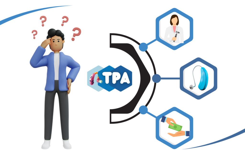 learning how to explain to a patient what a TPA is for hearing aids